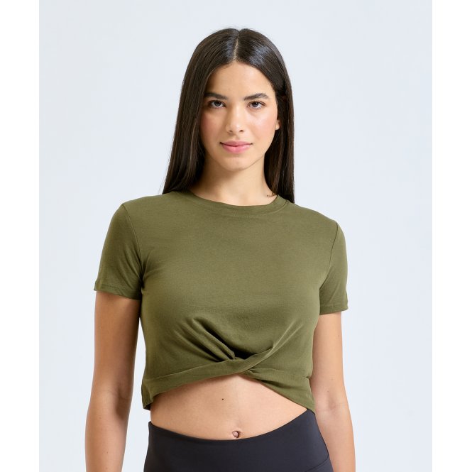 TriDri TR068 Women's  Twist Crop Top
