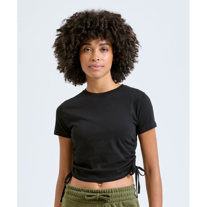 TriDri TR069 Women's  Ruched Crop Top