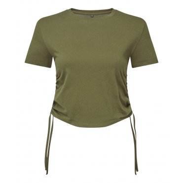 TR069 Women's TriDri Ruched Crop Top