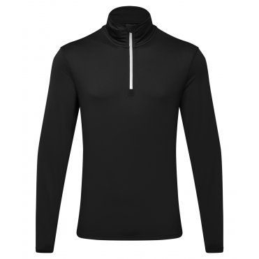TR111 TriDri Recycled Long Sleeve Brushed Back 1/4 Zip Top
