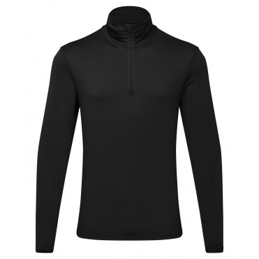 TR111 TriDri Recycled Long Sleeve Brushed Back 1/4 Zip Top