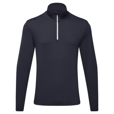 TR111 TriDri Recycled Long Sleeve Brushed Back 1/4 Zip Top