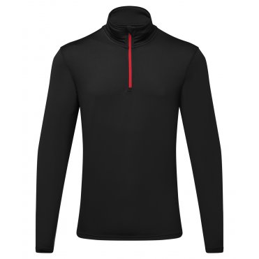 TR111 TriDri Recycled Long Sleeve Brushed Back 1/4 Zip Top