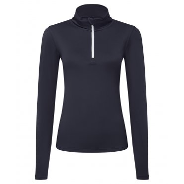 TR121 Women's TriDri Recycled Long Sleeve Brushed Back 1/4 Zip Top