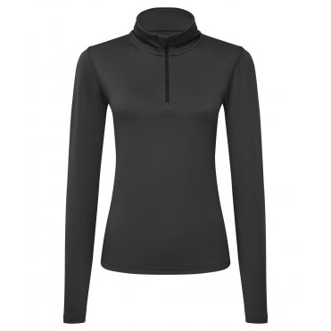 TR121 Women's TriDri Recycled Long Sleeve Brushed Back 1/4 Zip Top