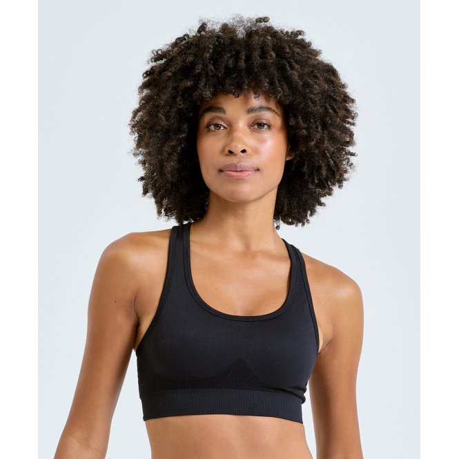 TriDri TR214  Seamless 3d Fit Multi-Sport Sculpt Solid Colour Bra
