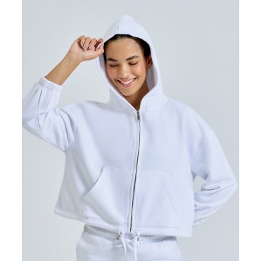 TR601 Women's TriDri Recycled Drawstring Full-Zip Hoodie