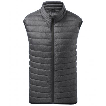 TS038 Melange Padded Gilet