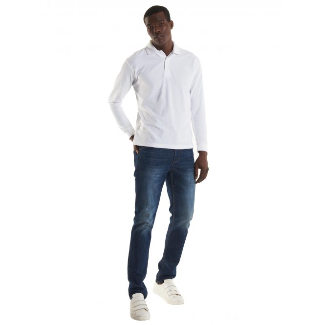 Uneek UC113 Long Sleeve Polo Shirt