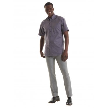 UC702 Men's Pinpoint Oxford Half Sleeve Shirt