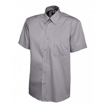 UC702 Men's Pinpoint Oxford Half Sleeve Shirt