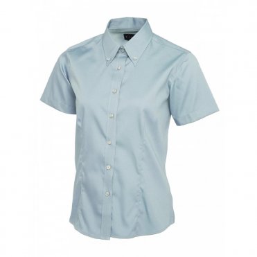 UC704 Women's Pinpoint Oxford Half Sleeve Shirt