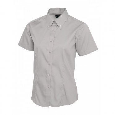UC704 Women's Pinpoint Oxford Half Sleeve Shirt
