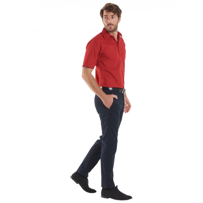 Uneek UC710 Men's Poplin Half Sleeve Shirt