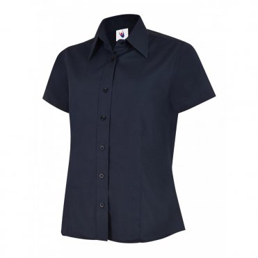 UC712 Women's Poplin Half Sleeve Shirt
