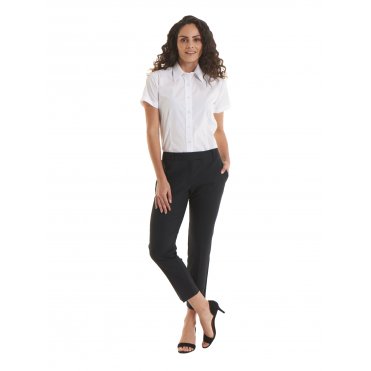 UC712 Women's Poplin Half Sleeve Shirt
