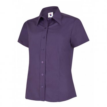UC712 Women's Poplin Half Sleeve Shirt