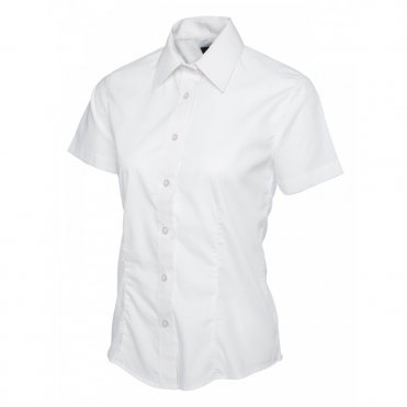 UC712 Women's Poplin Half Sleeve Shirt