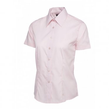 UC712 Women's Poplin Half Sleeve Shirt