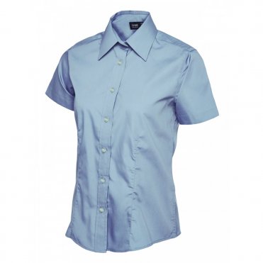 UC712 Women's Poplin Half Sleeve Shirt