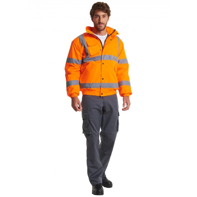 Uneek UC804 Hi-Visibility Bomber Jacket