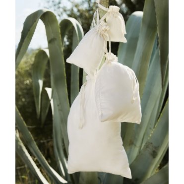 WM118 Organic Cotton Drawcord Bag