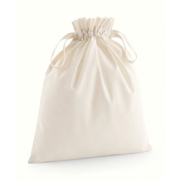 WM118 Organic Cotton Drawcord Bag