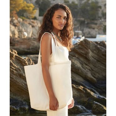 WM285 Organic Natural Dyed Maxi Bag For Life