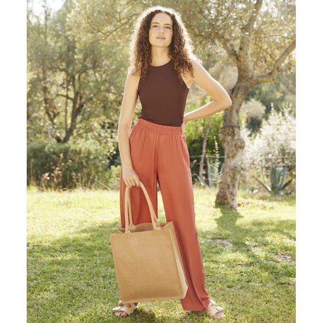 Westford Mill WM409 Jute Boutique Shopper