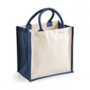 WM421 Printers Midi Jute Tote