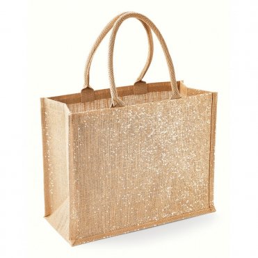 WM437 Shimmer Jute Shopper