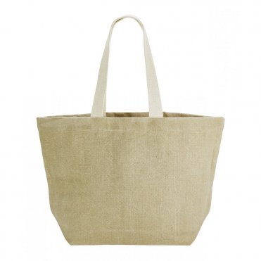 WM466 Soft Washed Jute Beach Bag