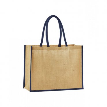 WM470 Natural Starched Jute Classic Shopper