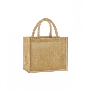 WM473 Natural Starched Jute Midi Tote