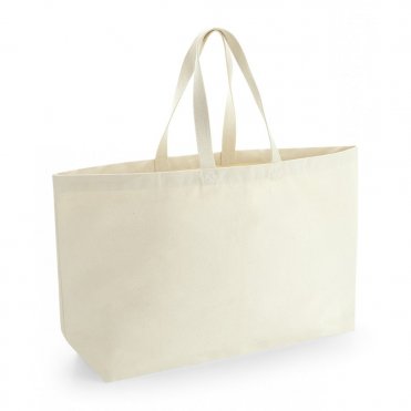 WM696 Oversized Canvas Tote Bag