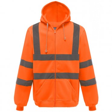 YK012 Hi-Visibility Zip Hoodie (Hvk07)