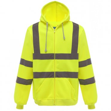 YK012 Hi-Visibility Zip Hoodie (Hvk07)
