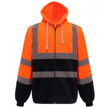 YK012 Hi-Visibility Zip Hoodie (Hvk07)