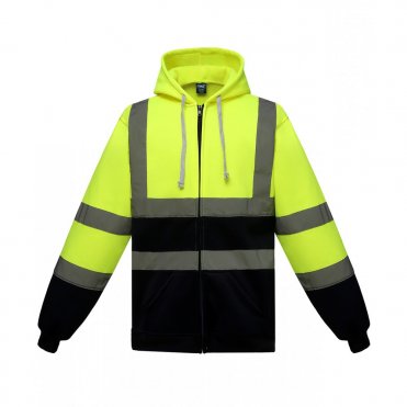 YK012 Hi-Visibility Zip Hoodie (Hvk07)