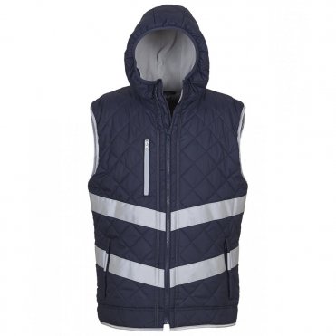 YK026 Hi-Visibility Kensington Hooded Gilet (Hv007)