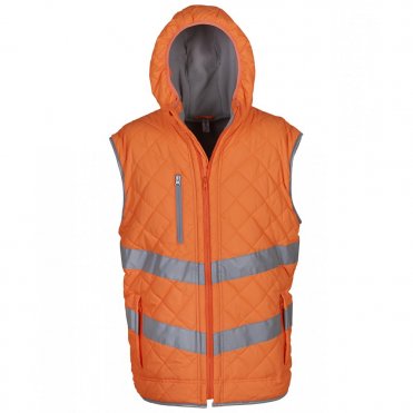 YK026 Hi-Visibility Kensington Hooded Gilet (Hv007)