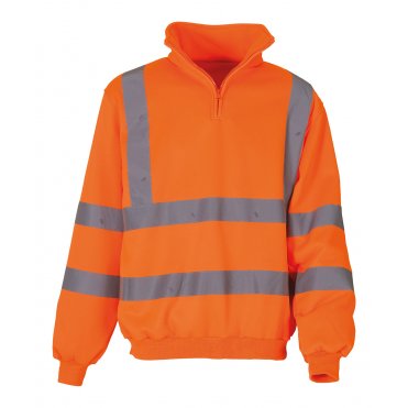 YK031 Hi-Visibility 1/4 Zip Sweatshirt (Hvk06)