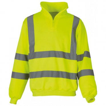 YK031 Hi-Visibility 1/4 Zip Sweatshirt (Hvk06)
