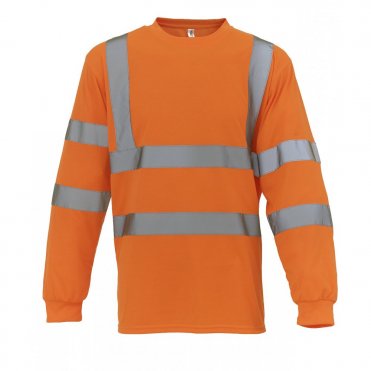 YK033 Hi-Visibility Long Sleeve T-Shirt (Hvj420)