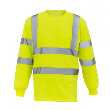 YK033 Hi-Visibility Long Sleeve T-Shirt (Hvj420)