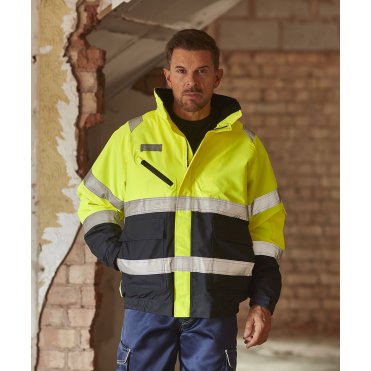 YK035 Hi-Visibility Fontaine Flight Jacket (Hvp209)