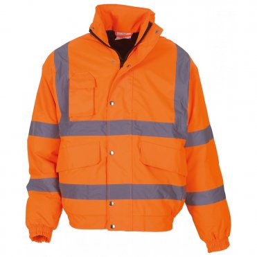YK043 Hi-Visibility Classic Bomber Jacket (Hvp211)
