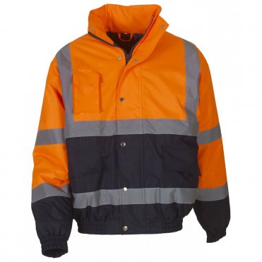 YK044 Hi-Visibility 2-Tone Bomber Jacket (Hvp218)