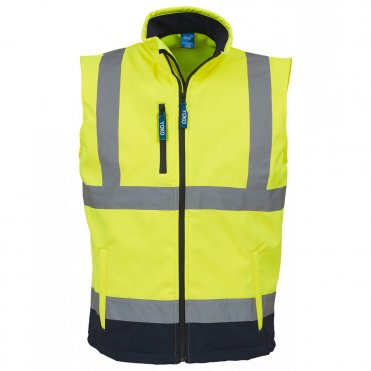 YK050 Hi-Visibility Softshell Gilet (Hv006)