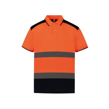 YK104 Hi-Visibility 2-Tone Polo Shirt (Hvj220)